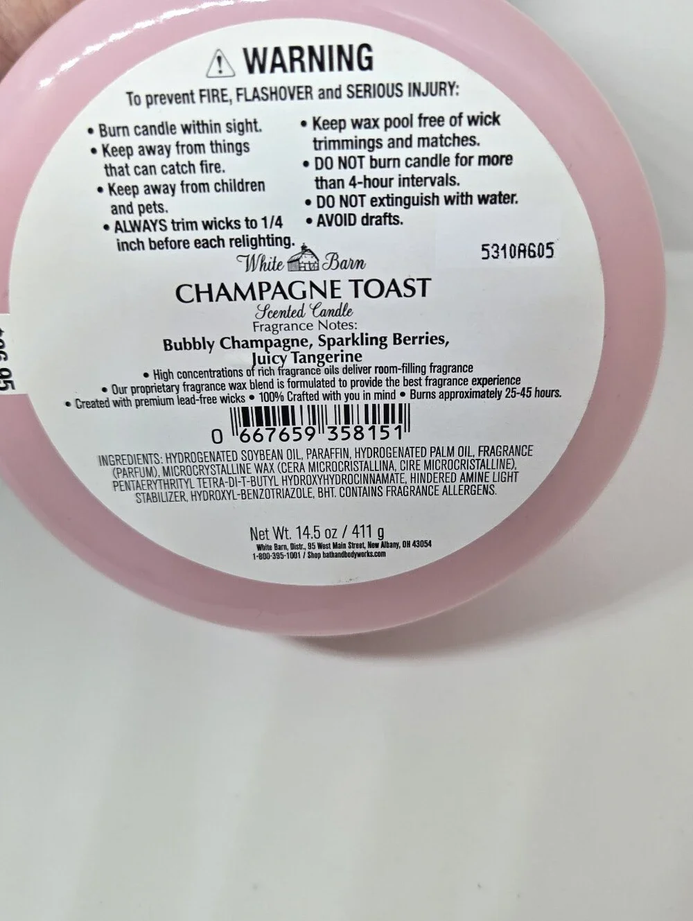 Bath & Body Works fragrant soy